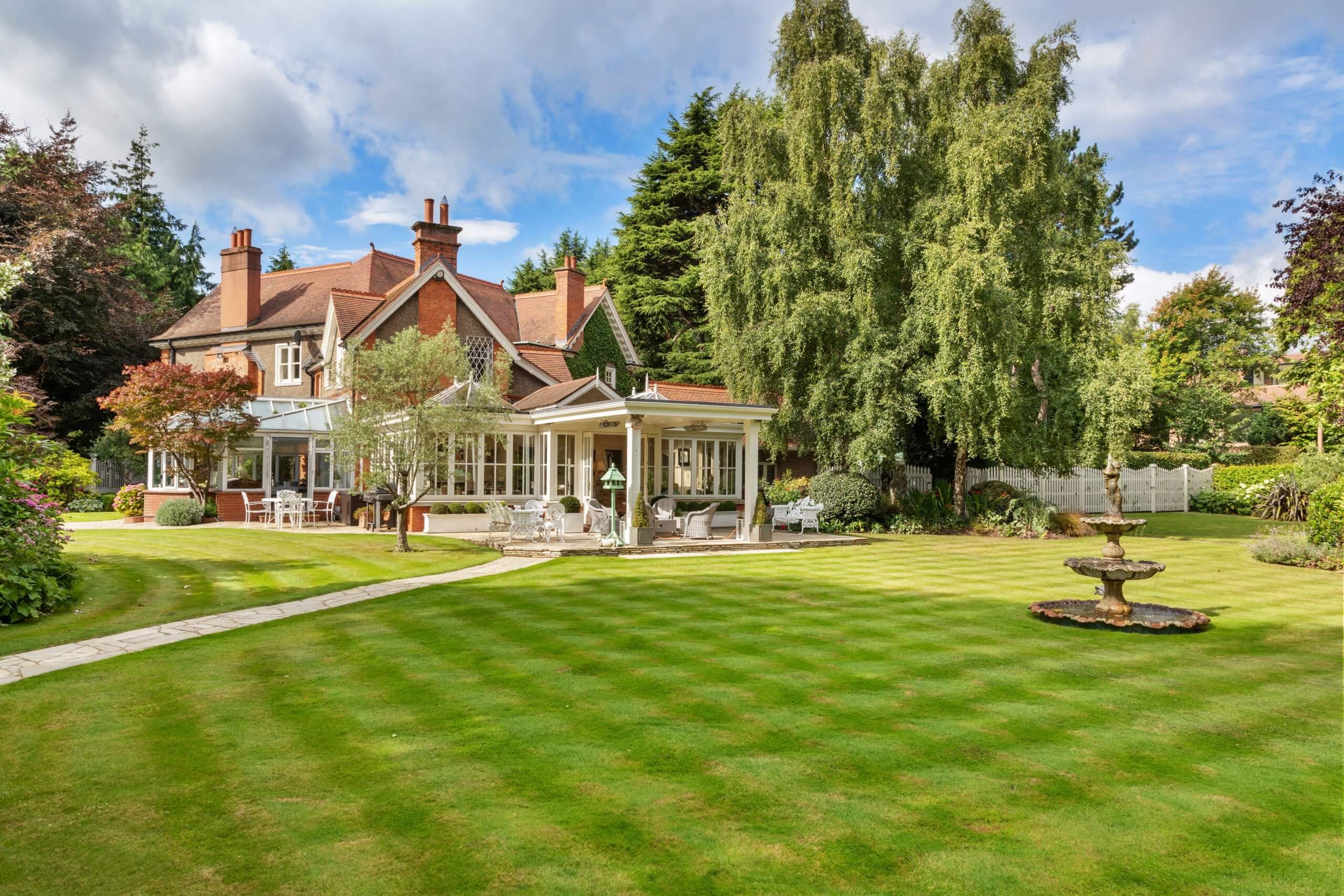 Rear of Killead showing the conservatory